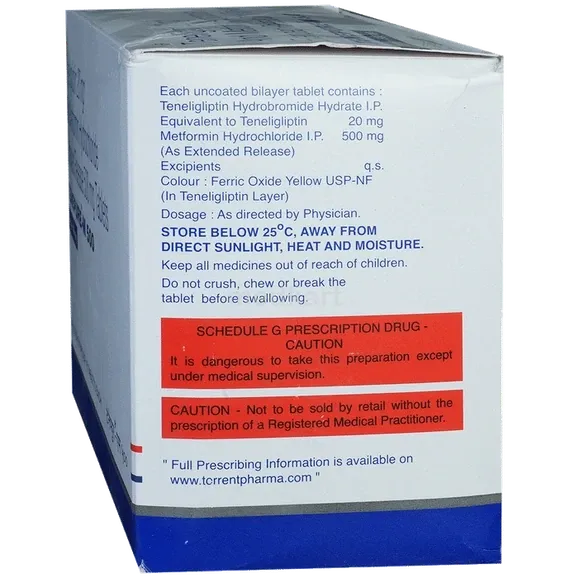 tenepure m 500mg tablet 10's